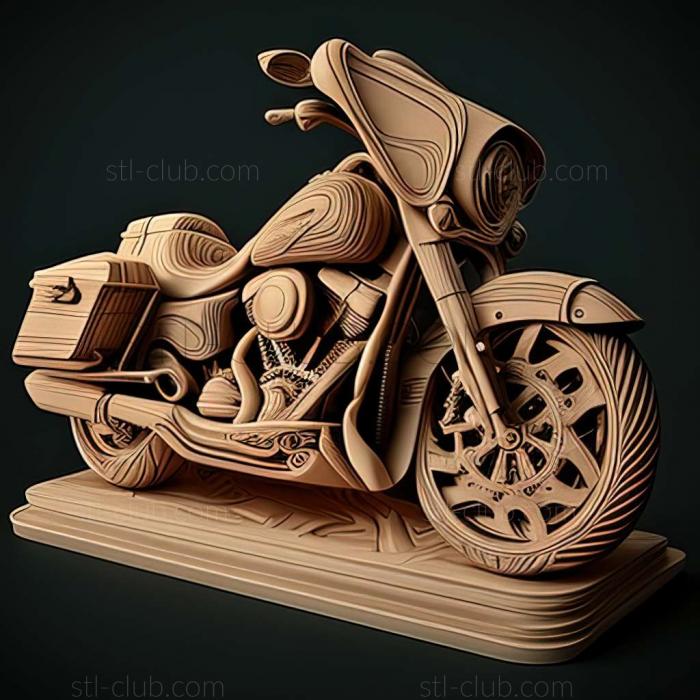 3D model Harley Davidson Street Glide (STL)